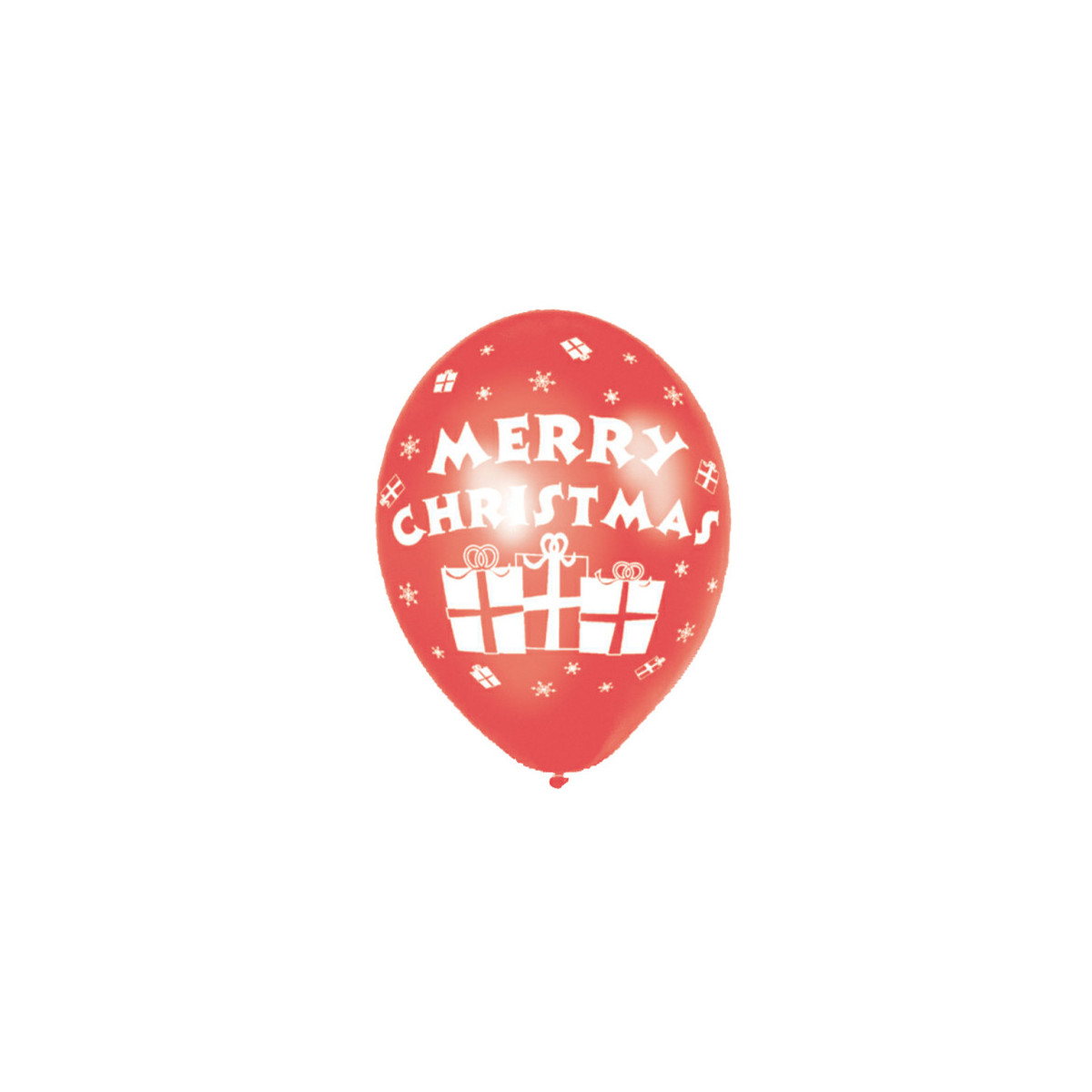 Merry Christmas Latex Balloons - Inflation Options Merry Christmas Latex Balloons - Inflation Options