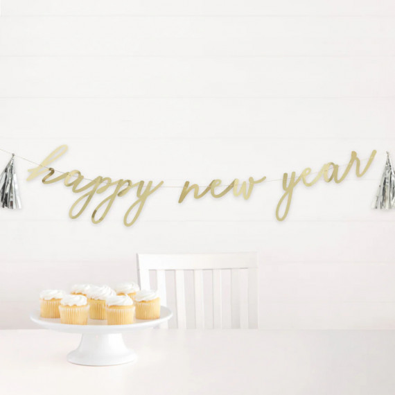 Happy New Year Letter Banner Happy New Year Letter Banner
