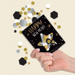 Happy New Year Confetti Pouches