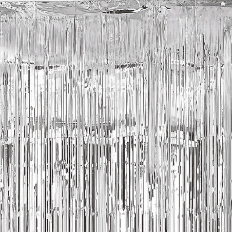 Silver Door Curtain