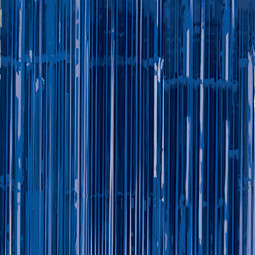 Bright Blue Door Curtain