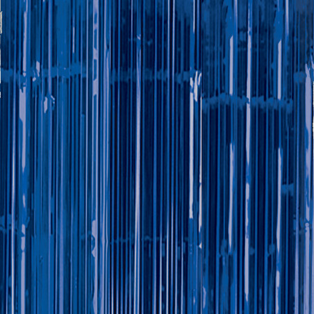 Bright Blue Door Curtain