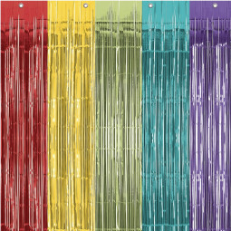 Rainbow Door Curtain
