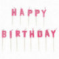 Pink Happy Birthday Pick Candles