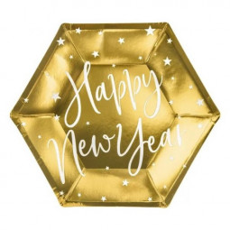 Happy New Year Paper Plates