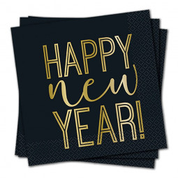 Happy New Year Paper Napkins