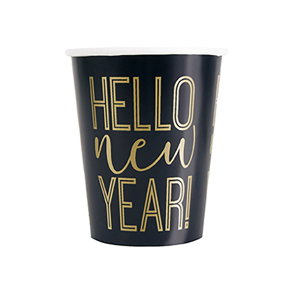 Happy New Year Paper Cups