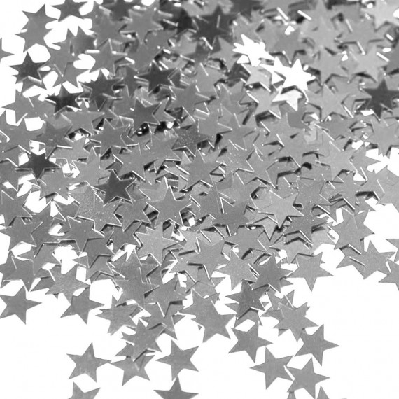Silver Star Confetti Silver Star Confetti