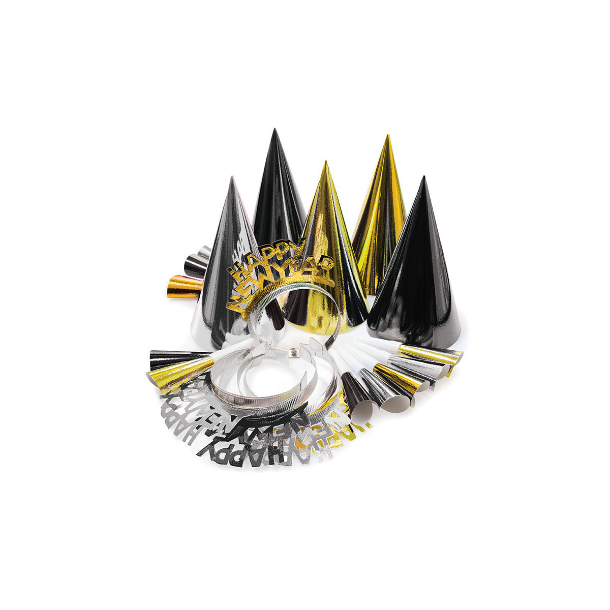 Gold New Year Party Kit - 10 Person
