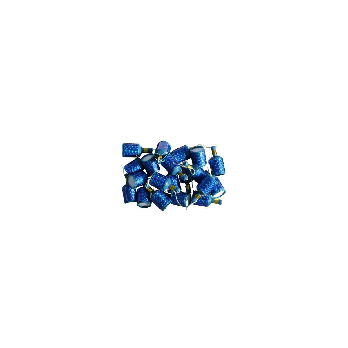 Blue Holographic Party Poppers