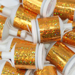 Gold Holographic Party Poppers