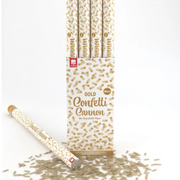 Biodegradable Gold Confetti Cannon