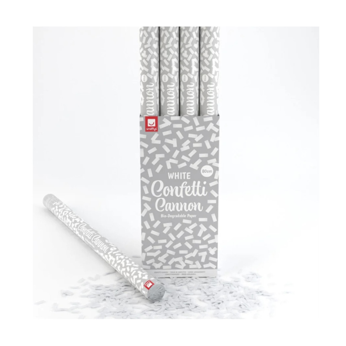 Biodegradable White Confetti Cannon