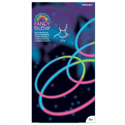 Tri-colour Glow Stick Necklace