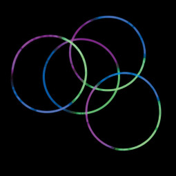 Tri-colour Glow Stick Necklace