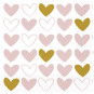 Pink Heart Paper Napkins Pink Heart Paper Napkins