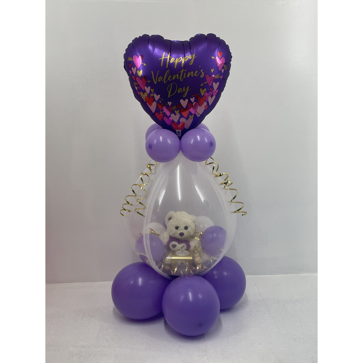 Purple Valentine’s Day Stuffer Balloon