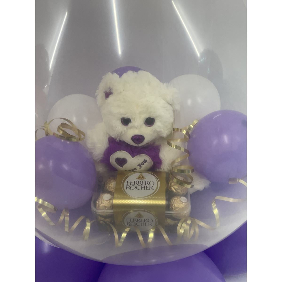 Purple Valentine’s Day Stuffer Balloon