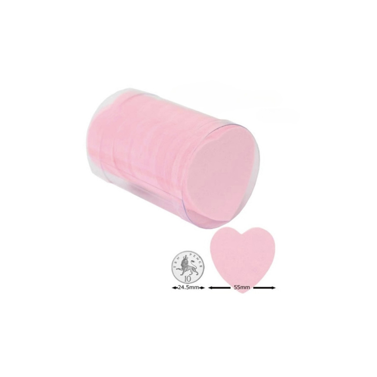 Pale Pink Heart Paper Confetti Pale Pink Heart Paper Confetti