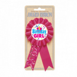 Birthday Girl Rosette Badge