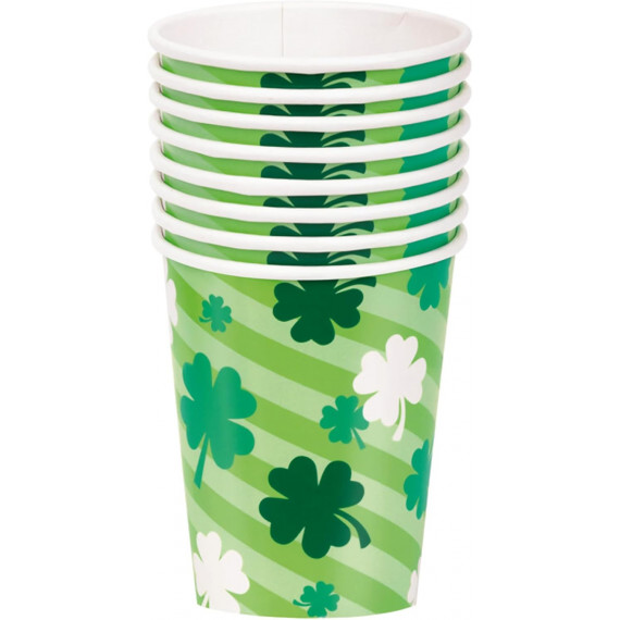 Lucky Clover Paper Cups