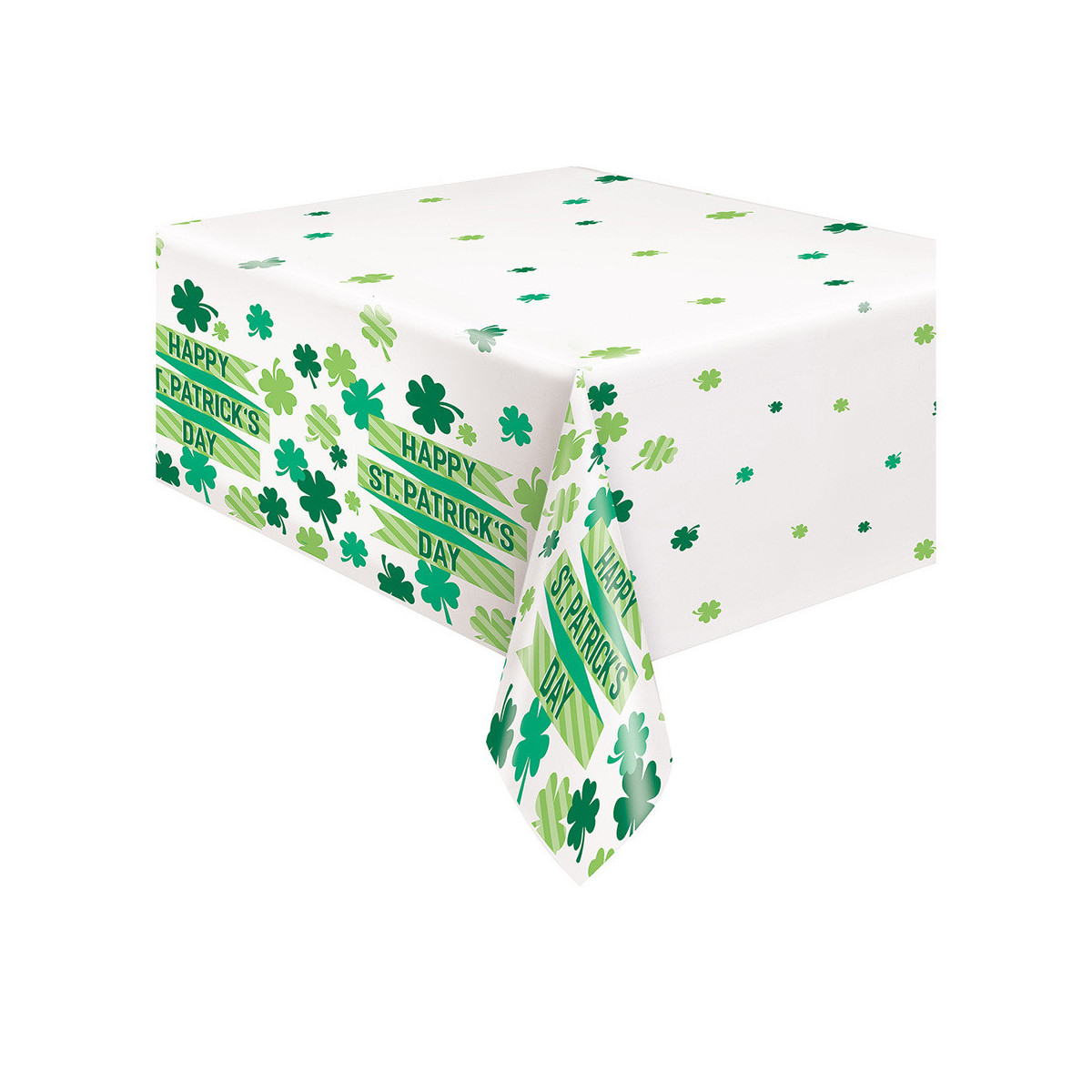 Lucky Clover Plastic Tablecover