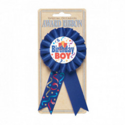 Birthday Boy Rosette Badge