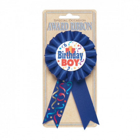 Birthday Boy Rosette Badge