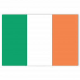 Fabric Irish Flag - 5' x 3' with Eyelets