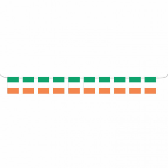 Irish Plastic Bunting - 5m Irish Plastic Bunting - 5m