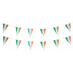 Irish Plastic Triangle Bunting - 10m