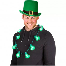 St Patricks Day Light Up Necklace