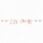 Rose Gold Let's Party Bannner