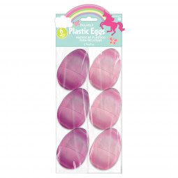 Unicorn Plastic Fillable Eggs