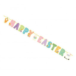 Happy Easter Pennant Banner