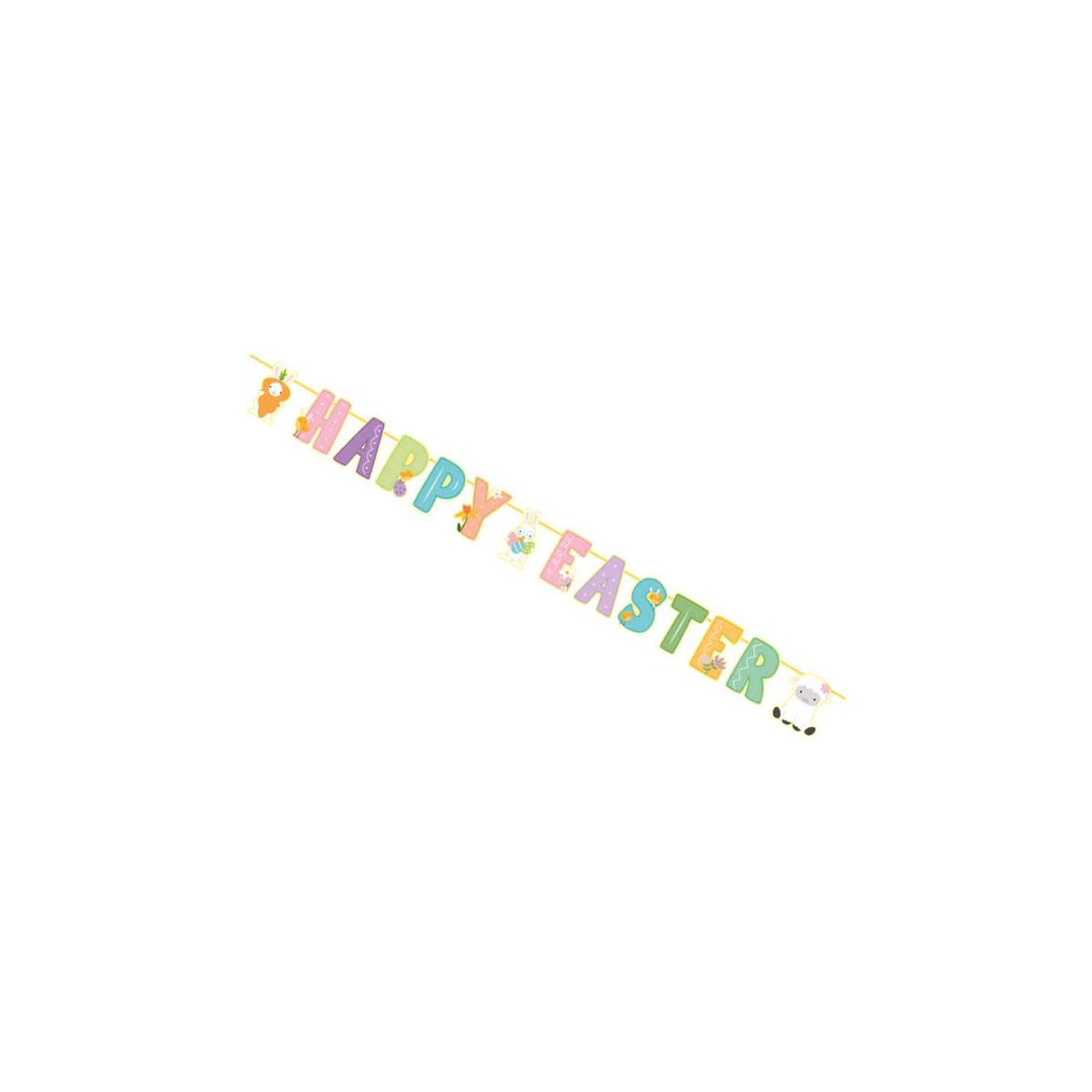Happy Easter Pennant Banner Happy Easter Pennant Banner