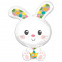 Easter Bunny Supershape Foil Balloon - Inflated Easter Bunny Supershape Foil Balloon - Inflated