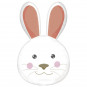 Easter Bunny Head Supershape Foil Balloon - Inflated Easter Bunny Head Supershape Foil Balloon - Inflated