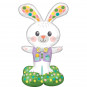 Easter Bunny Airloonz Foil Balloon - Inflated
