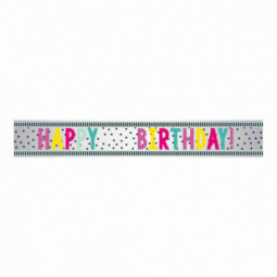 Dots Happy Birthday Add An Age Banner