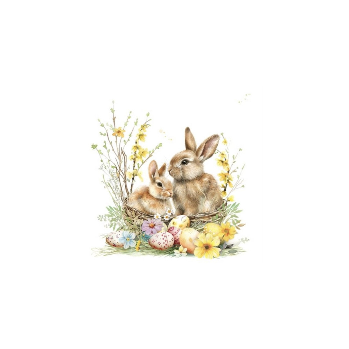 Easter Bunny Paper Napkins