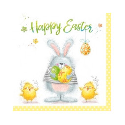 Happy Easter Paper Napkins