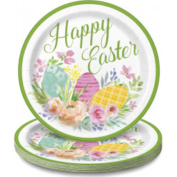 Happy Easter Paper Plates
