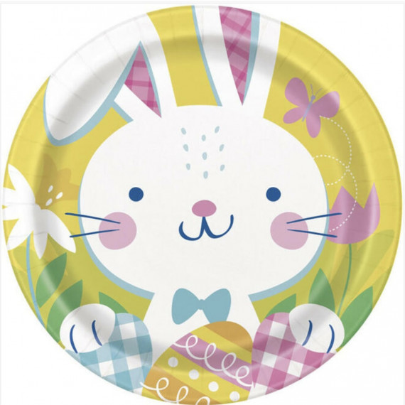 Easter Bunny Paper Plates