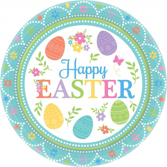 Happy Easter Paper Plates