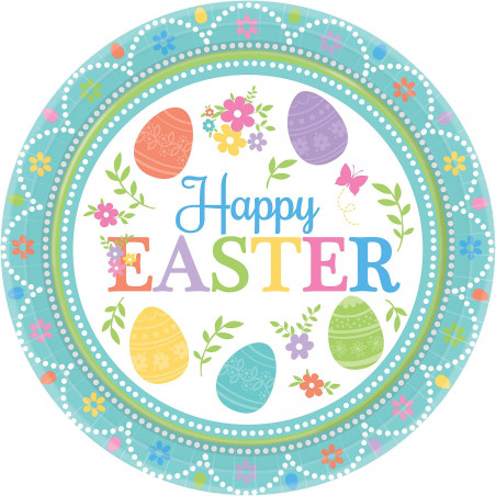 Happy Easter Paper Plates