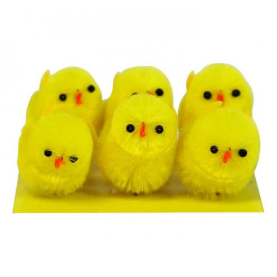 Mini Easter Chicks - Pack of 6 Mini Easter Chicks - Pack of 6
