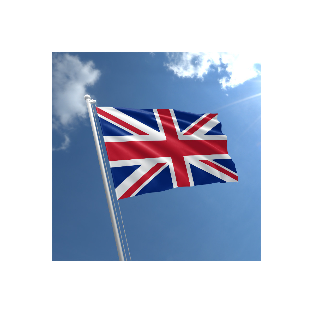 Fabric Great Britain Flag - 5' x 3' with Eyelets