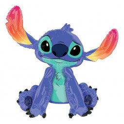 Stitch Airwalker Foil Balloon - Inflated