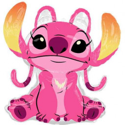 Stitch Angel SuperShape Foil Balloon - Inflated